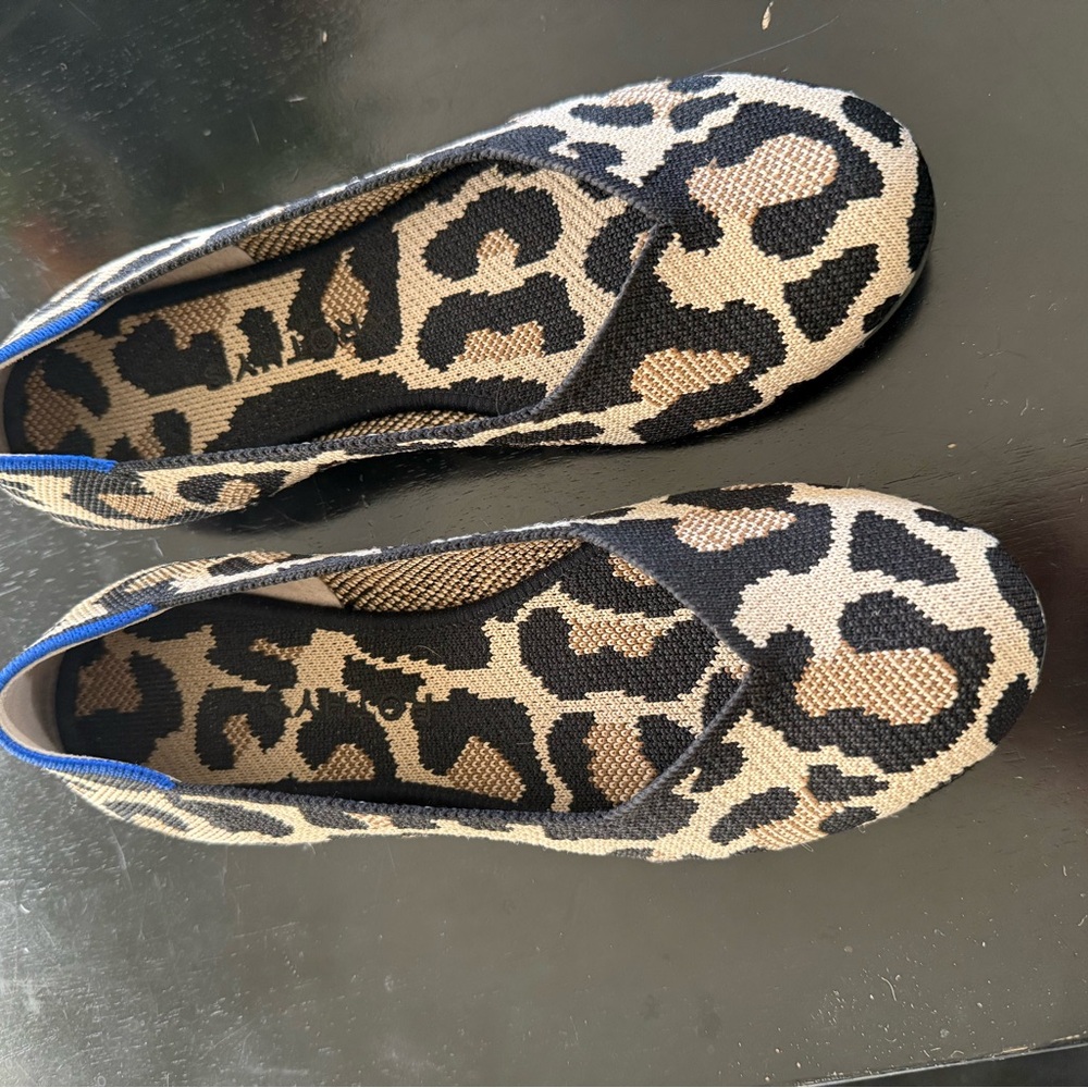 Rothy's Leopard Print Women's Flats - Picture 2 of 4